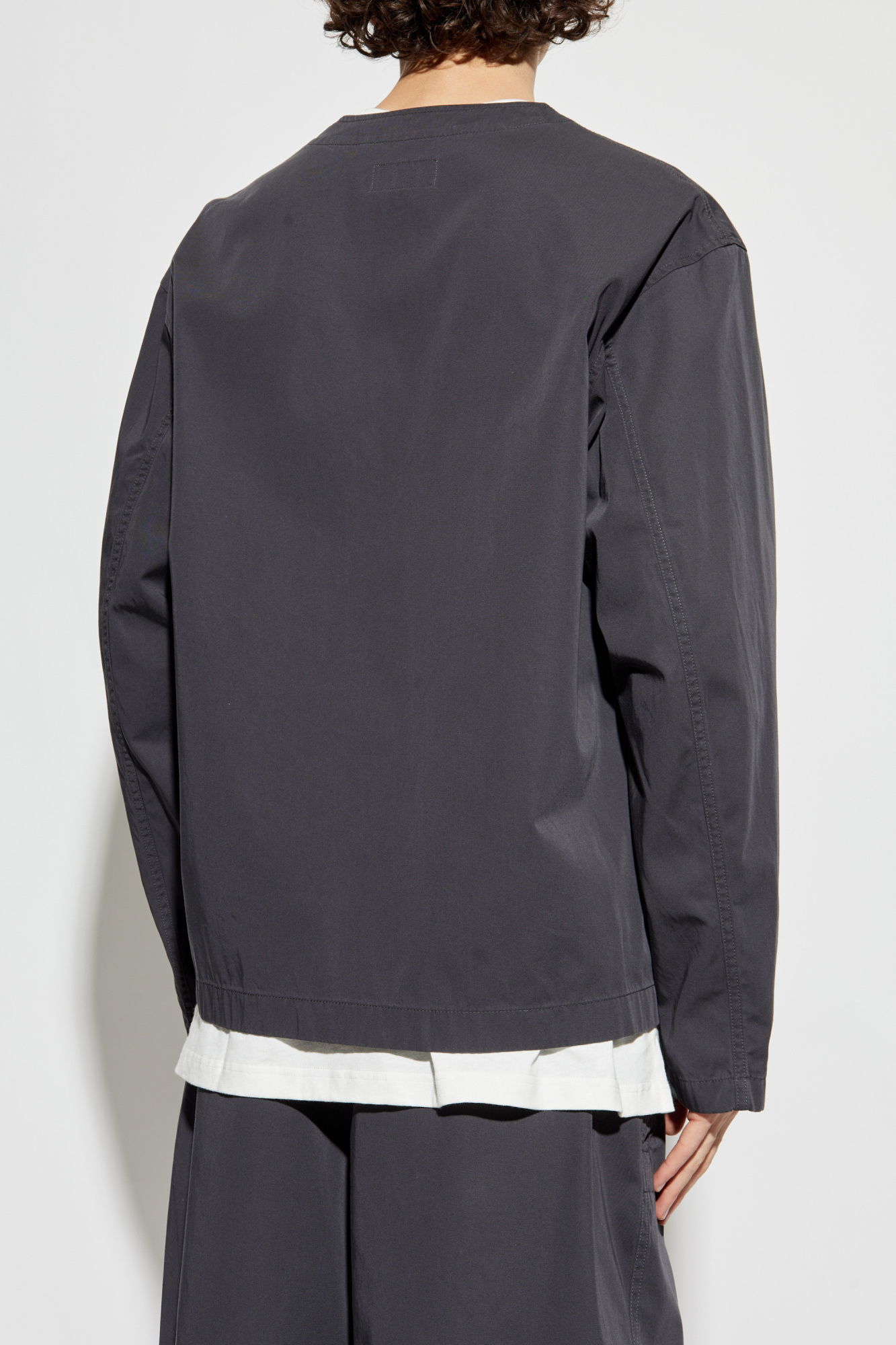 Grey Jacket with V-neck Lemaire - Vitkac Italy Grey Jacket with V-neck Lemaire - Vitkac Italy